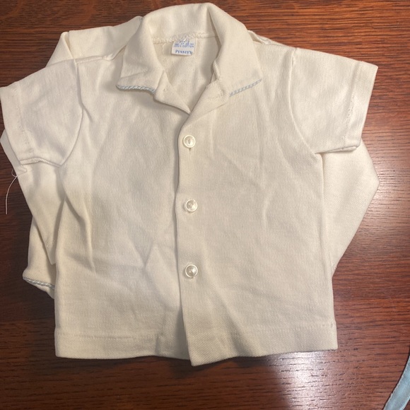 Vintage baby size 2 outfit.  Shirt, jacket and shorts. - Picture 3 of 4